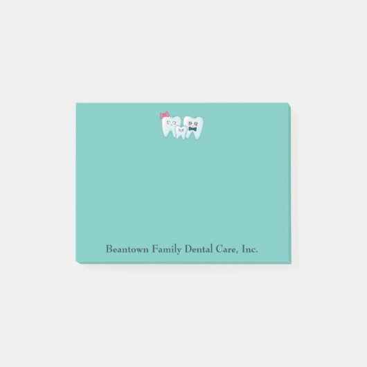 Post-it® Notes sur la famille de dents (Devant)