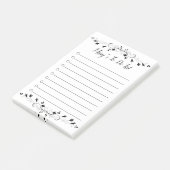 Post-it® Notes sur la liste des activités prospères personn (Incliné)