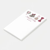 Post-it® Notes sur la préférence du Wedding shower personna (Incliné)