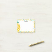 Post-it® Notes sur l'ananas (Sur un bureau)