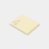 Post-it® Notes sur l'âne d'encre (Incliné)
