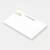 Post-it® Notes sur le billet de golf (Incliné)