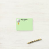 Post-it® Notes sur le billet de golf (Sur un bureau)