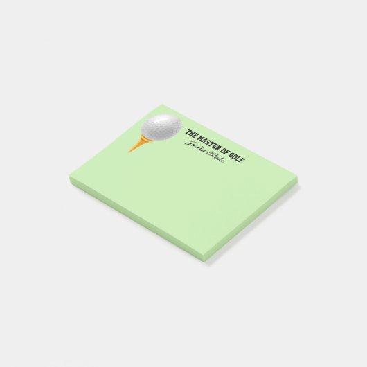 Post-it® Notes sur le billet de golf (Incliné)