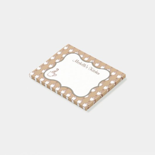 Post-it® Notes sur le café personnalisé (Incliné)