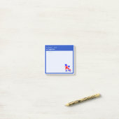 Post-it® Notes sur le chien caniche (Sur un bureau)