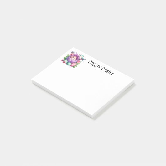 Post-it® Notes sur le lapin de Pâques (Incliné)