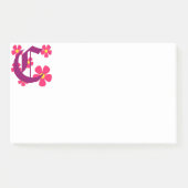Post-it® Notes sur le monogramme C initial (Devant)