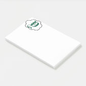 Post-it® Notes sur le monogramme Y initial (Incliné)