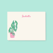 Post-it® Notes sur le nom rose de la famille