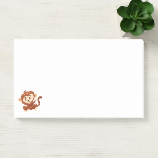 Post-it® Notes sur le singe du dessin (Bureau)