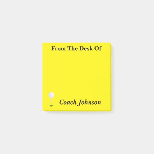 Post-it® Notes sur le thème du golf (Devant)