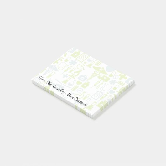 Post-it® Notes sur le thème Médicale (Incliné)
