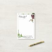 Post-it® Notes sur le vignoble de Wine Lover Vineyard (Sur un bureau)