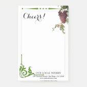 Post-it® Notes sur le vignoble de Wine Lover Vineyard (Devant)