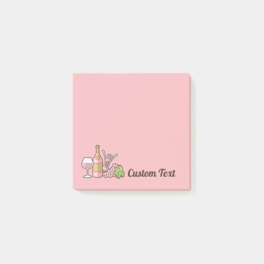 Post-it® Notes sur le vin rose (Devant)