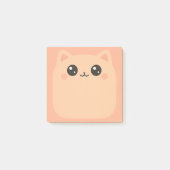 Post-it® Notes sur le visage de chat mignon (Devant)