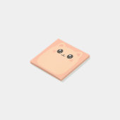 Post-it® Notes sur le visage de chat mignon (Incliné)