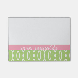 Post-it® Notes sur les billets verts et roses - Personnalis