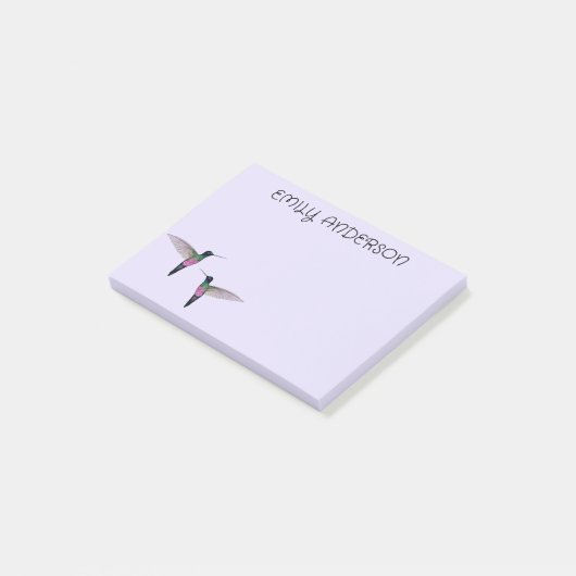 Post-it® Notes sur les colibris (Incliné)