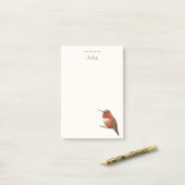 Post-it® Notes sur les colibris d'Allen personnalisées (Sur un bureau)