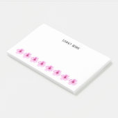 Post-it® Notes sur les fleurs personnalisées (Incliné)