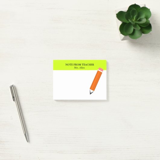 Post-it® Notes sur les messages de l'enseignant (Bureau)