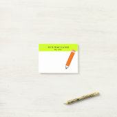 Post-it® Notes sur les messages de l'enseignant (Sur un bureau)