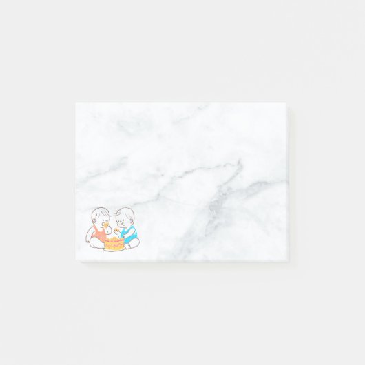 Post-it® Notes sur les messages jumeaux (Devant)