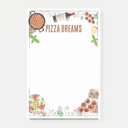 Post-it® Notes sur les rêves de pizza (Devant)