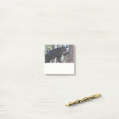 Post-it® Notes sur l'ours noir (Sur un bureau)