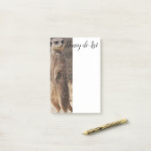 Post-it Notes Suricate (Sur un bureau)