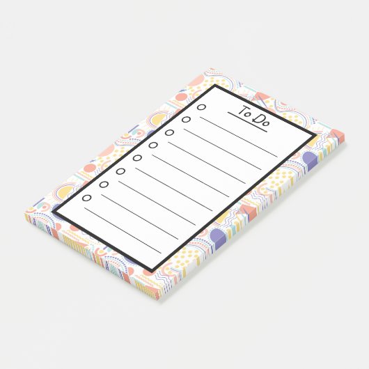 Post-it® notes "Te doen" bevestigen (Schuin)