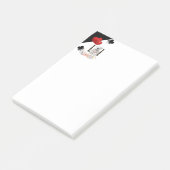 Post-it Notes Teddy Bear cœurs floraux (Incliné)