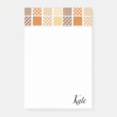 Post-it Notes Teinte Terre (Devant)