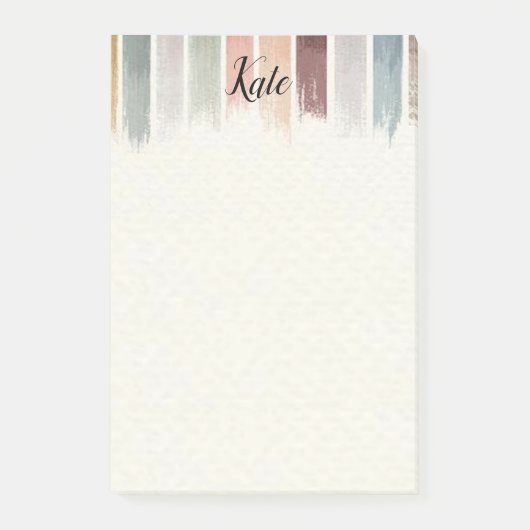 Post-it Notes Terres Colorées (Devant)