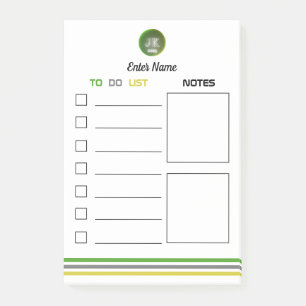 Post-it Notes to Do List Notes Section JK Logo 202