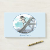 Post-it® Notes Tour Eiffel 10" x 6" - Amusants (Sur un bureau)