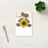 Post-it® Notes Tournesol Petit Ours Teddy (Bureau)