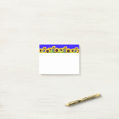 Post-it Notes Tournesols (Sur un bureau)