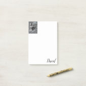 Post-it Notes Train Vintage (Sur un bureau)