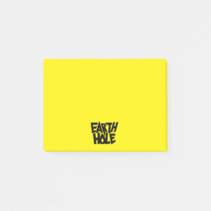 Post-It notes trou de terre