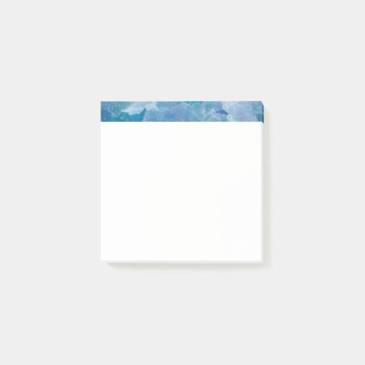 Post-it® Notes Turquoises Abstraites 3" x 3" (Devant)