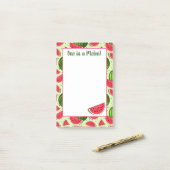 Post-It Notes Une Pastèque (Sur un bureau)