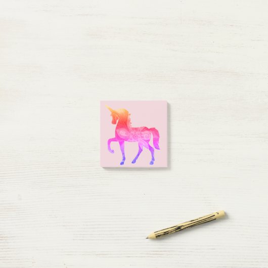 Post-it® Notes Unicorn (Sur un bureau)