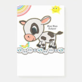 Post-it® Notes Vache Sun Rainbow Butfly (Devant)