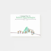 Post-it notes van de psycholoog op school (Voorkant)