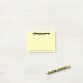 Post-it Notes van de taalpatholoog (Op bureau)