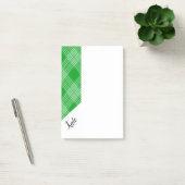 Post-it Notes Vert Carreaux (Bureau)