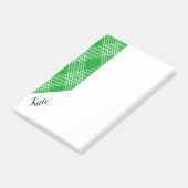 Post-it Notes Vert Carreaux (Incliné)
